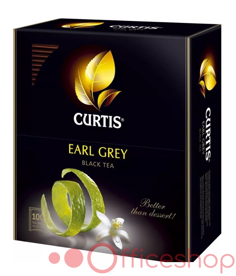 Ceai negru Curtis Delicate Black, 100 plicuri/sachet, în cutie de carton 010845